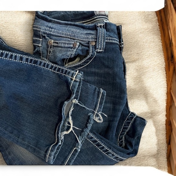 Vintage BKE denim 30” waist XXL long slim boot cut!!! Rare length Vintage - Picture 13 of 16